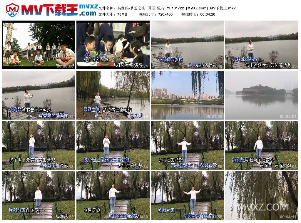 高红娟-梦想之光_国语_流行_YE101722